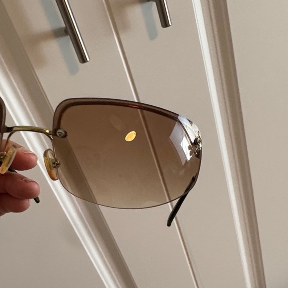 Vintage Kate Spade Aviator Sunglasses with pink leather case and original box - Picture 8 of 12